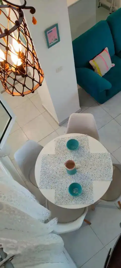 Esszimmer von Maisonette zur Miete in El Rompido mit Schwimmbad und Balkon