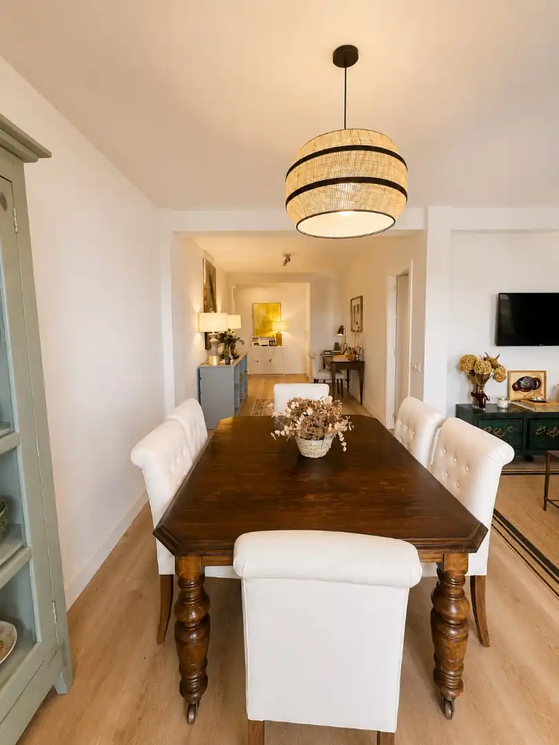 Dining room of Houses for sale in Sevilla  with Air Conditioner, Parquet flooring and Balcony