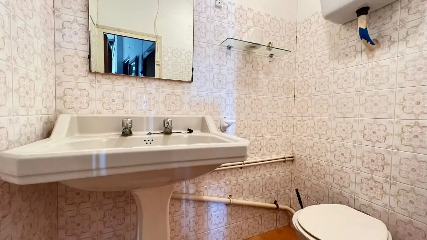 Badezimmer von Haus oder Chalet zum Verkauf in Sant Cugat Sesgarrigues mit Heizung und Balkon