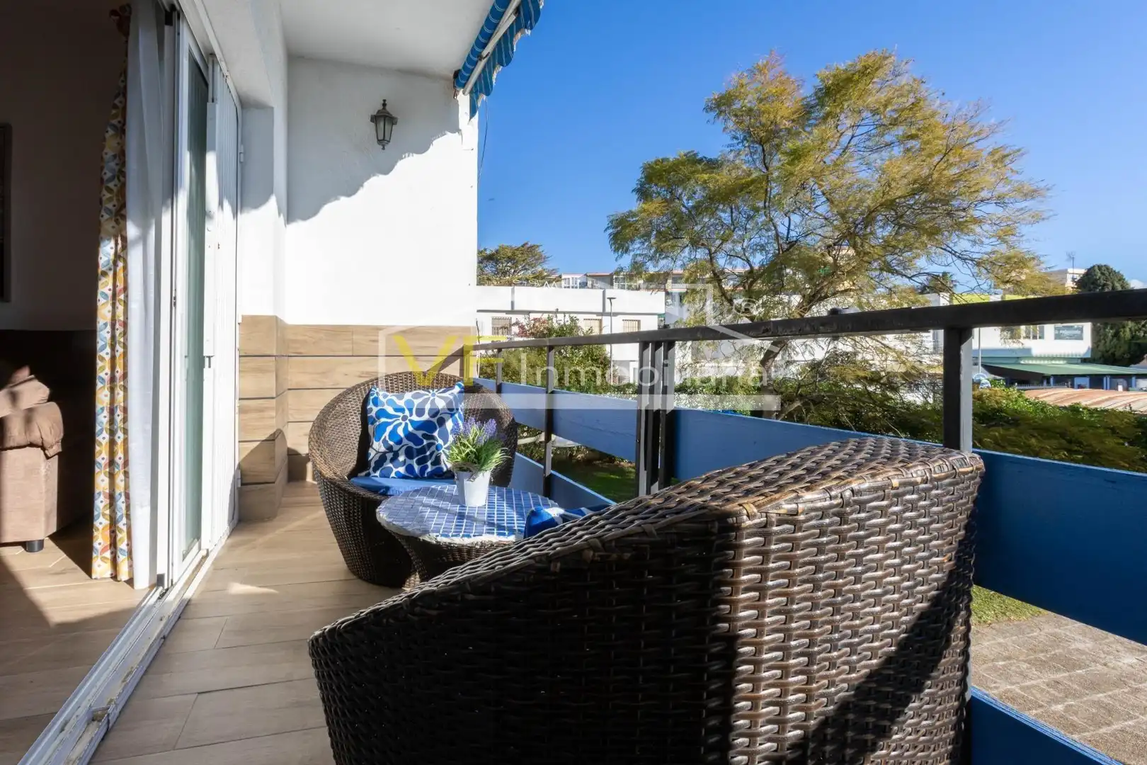 Terraza de Apartamento en venta en Torremolinos con Jardín privado, Terraza y Piscina comunitaria