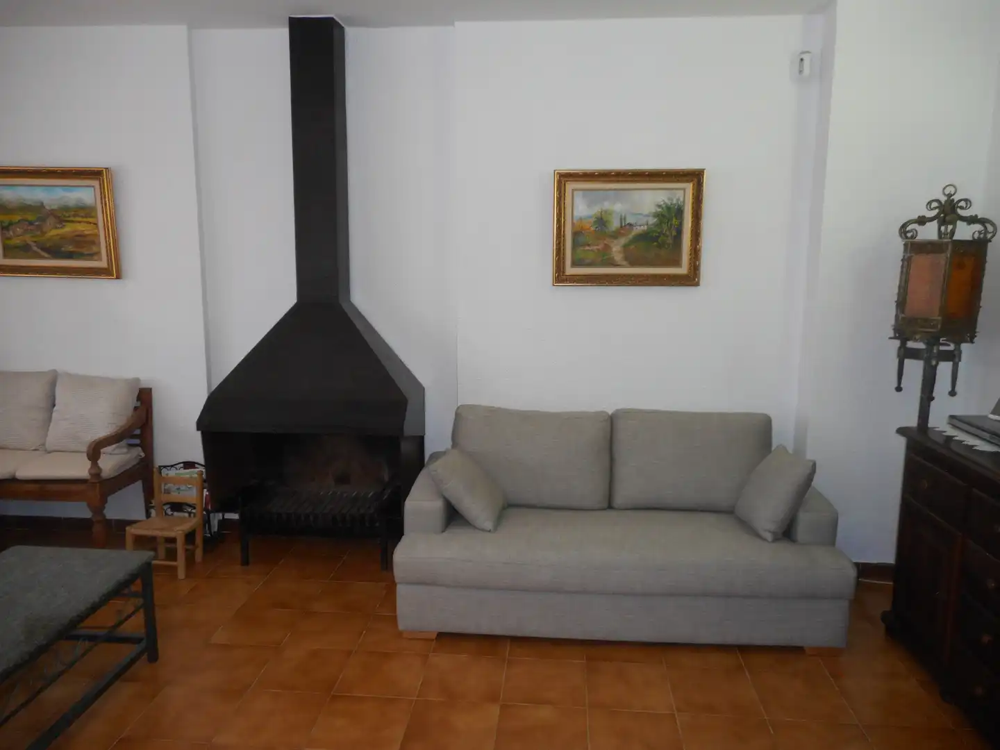 Sala d'estar de Casa o xalet en venda en Olesa de Bonesvalls amb Calefacció, Jardí privat i Terrassa