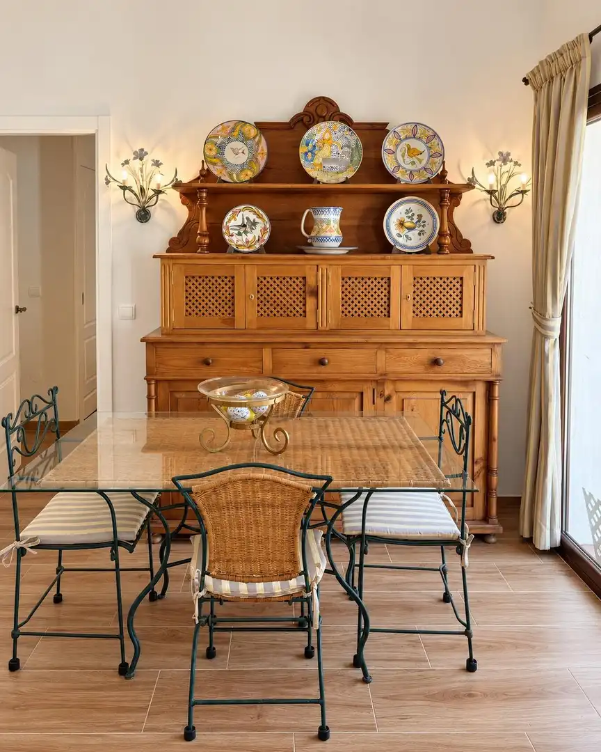 Dining room of Apartments for rent in Fuengirola  with Air Conditioner, Private garden and Furnished