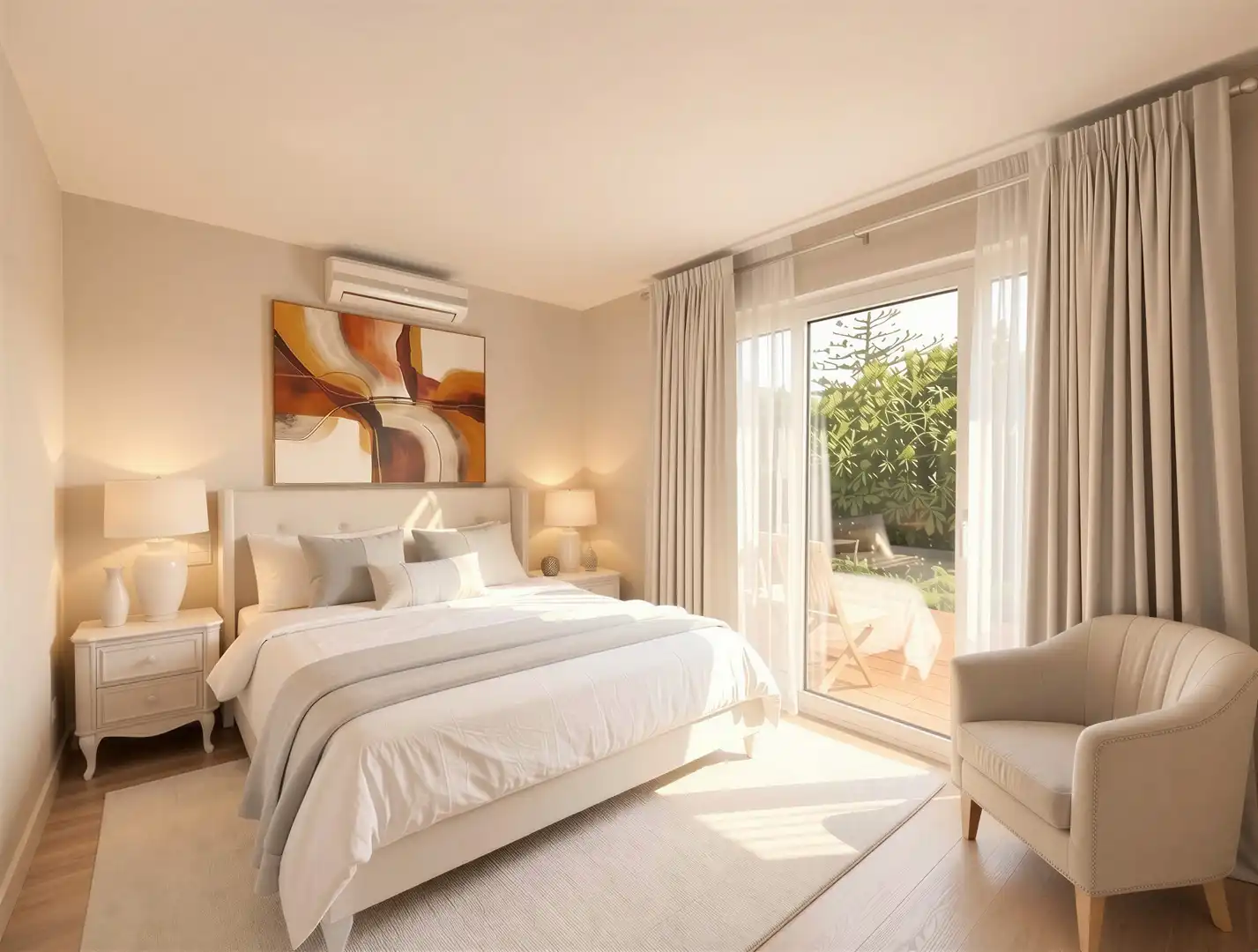 Habitación de Finca rústica en venta en Felanitx con Aire acondicionado, Calefacción y Terraza