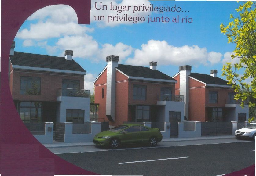 Vista exterior de Casa o xalet en venda en Palencia Capital amb Calefacció, Parquet i Terrassa