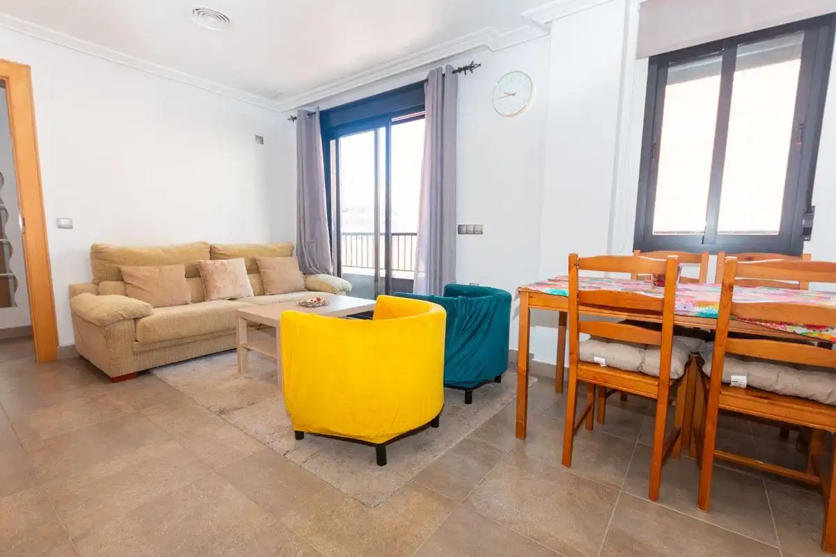 Sala de estar de Apartamento en venta en Torrevieja con Terraza y Balcón