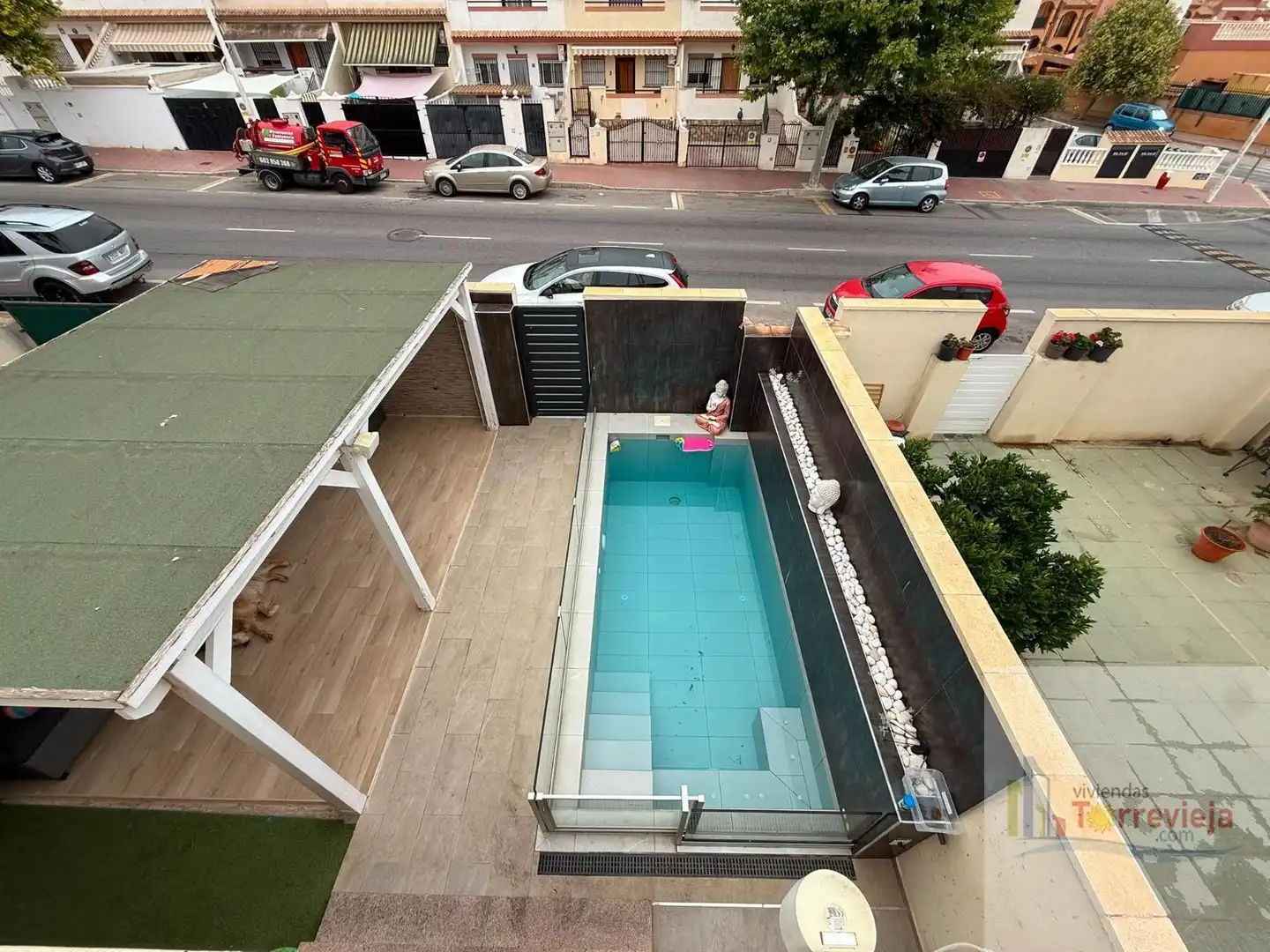 Piscina de Casa o chalet en venta en Torrevieja con Aire acondicionado, Terraza y Trastero