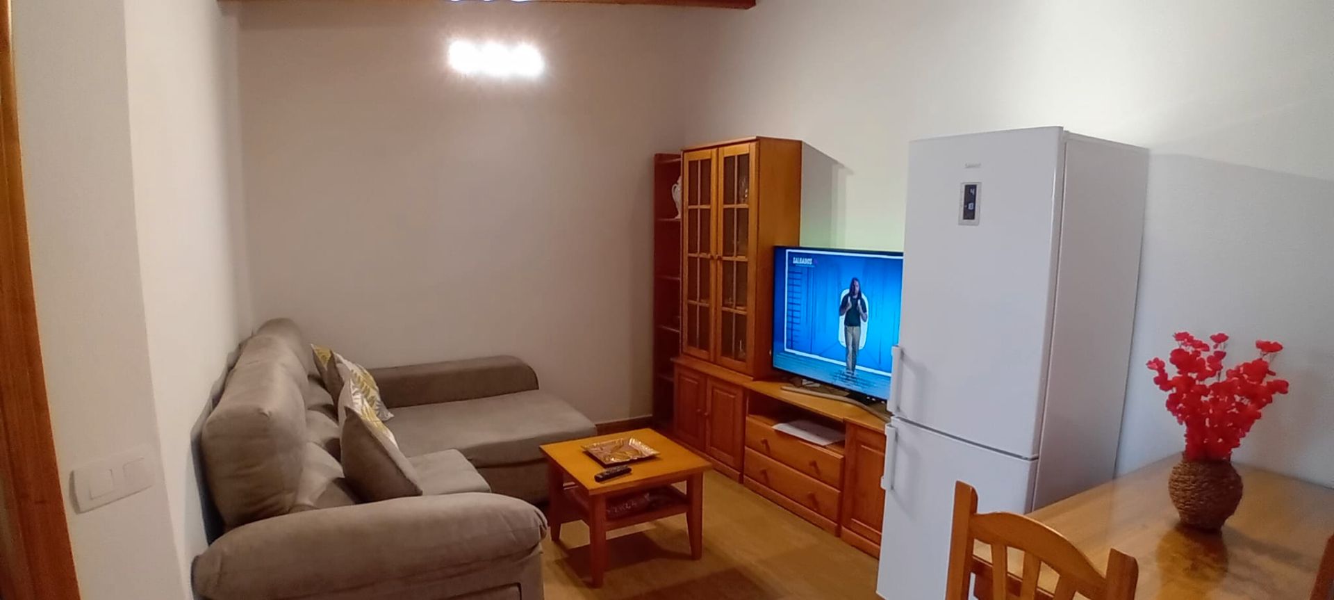 Sala d'estar de Pis de lloguer en Málaga Capital amb Aire condicionat, Terrassa i Moblat