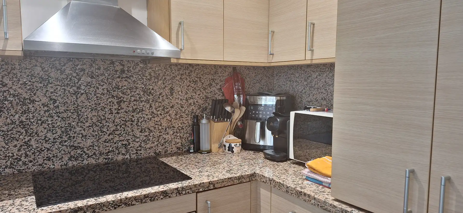 Küche von Maisonette zum Verkauf in Terrassa mit Klimaanlage, Parkett und Terrasse