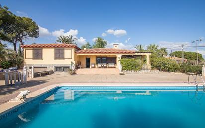 Piscina de Casa o xalet en venda en Elche / Elx amb Calefacció, Jardí privat i Terrassa