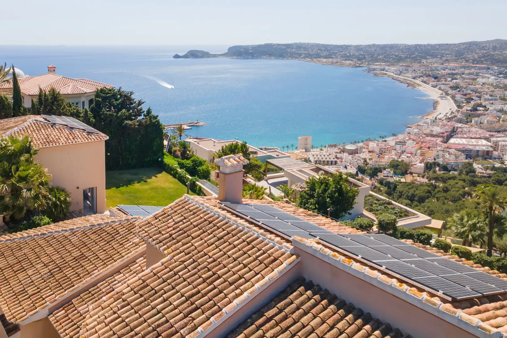 Exterior view of Houses for sale in Jávea / Xàbia  with Air Conditioner, Heating and Private garden