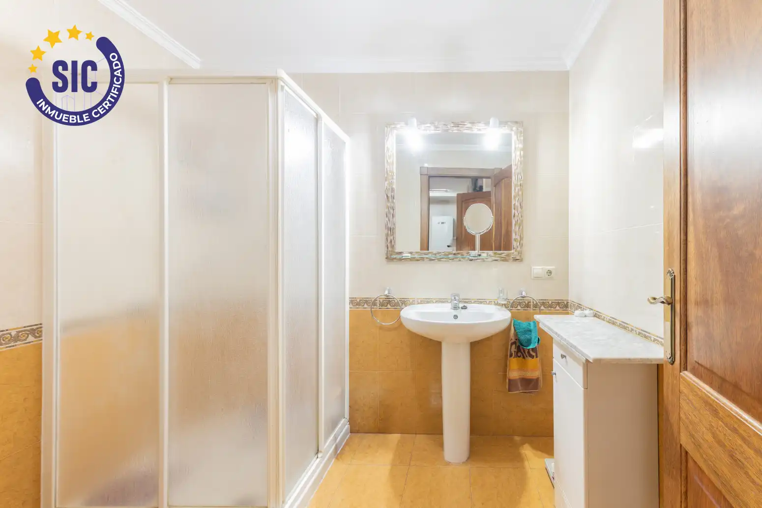 Baño de Casa o chalet en venta en Hontecillas con Calefacción, Terraza y Amueblado