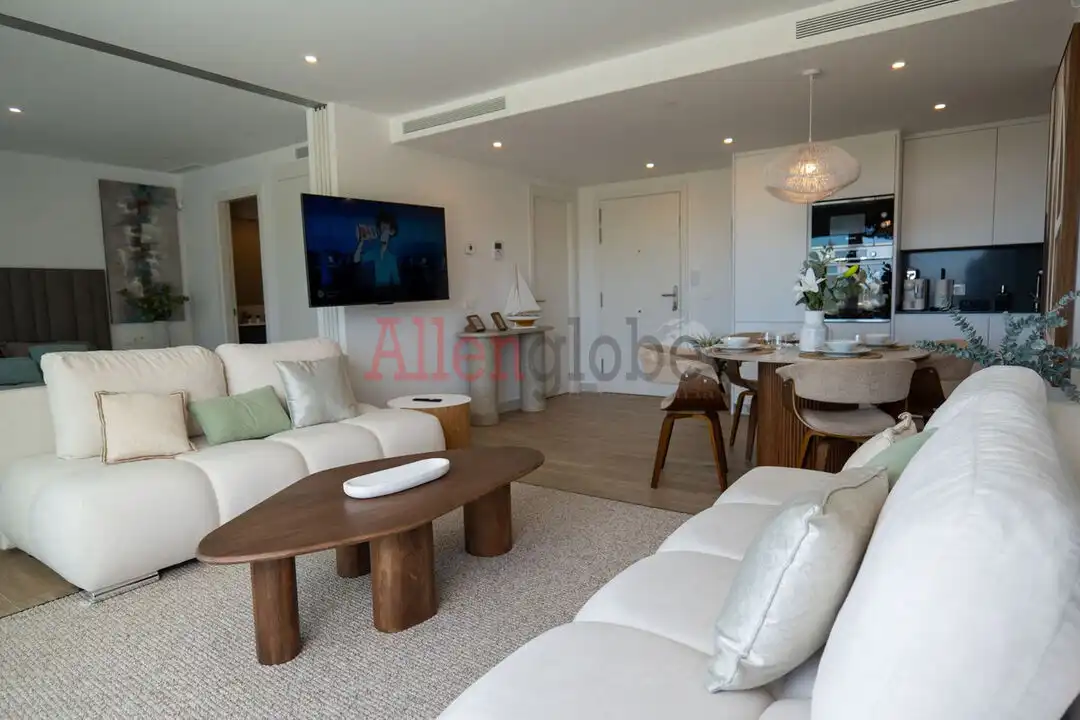 Sala de estar de Ático en venta en Estepona con Aire acondicionado, Calefacción y Jardín privado