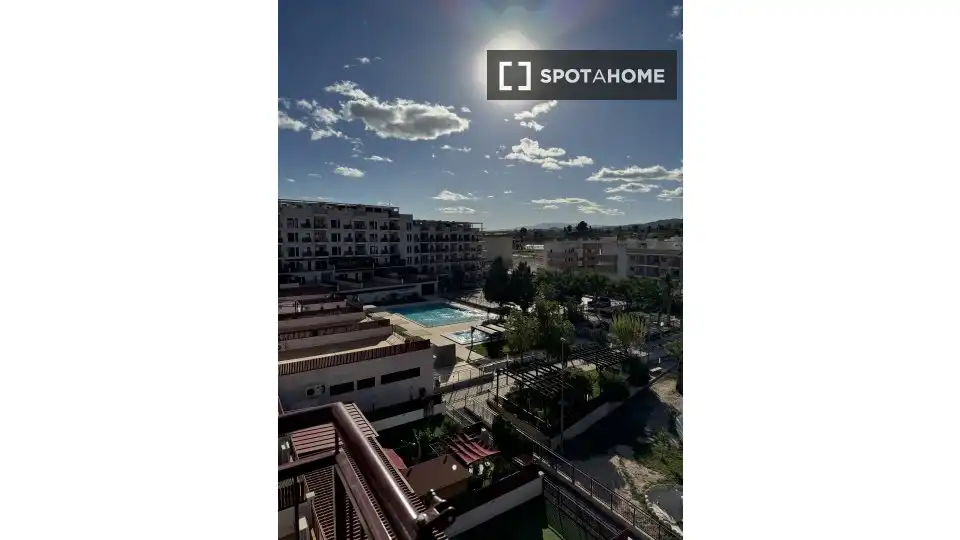 Vista exterior de Apartamento para compartir en Villanueva del Río Segura con Aire acondicionado, Terraza y Amueblado