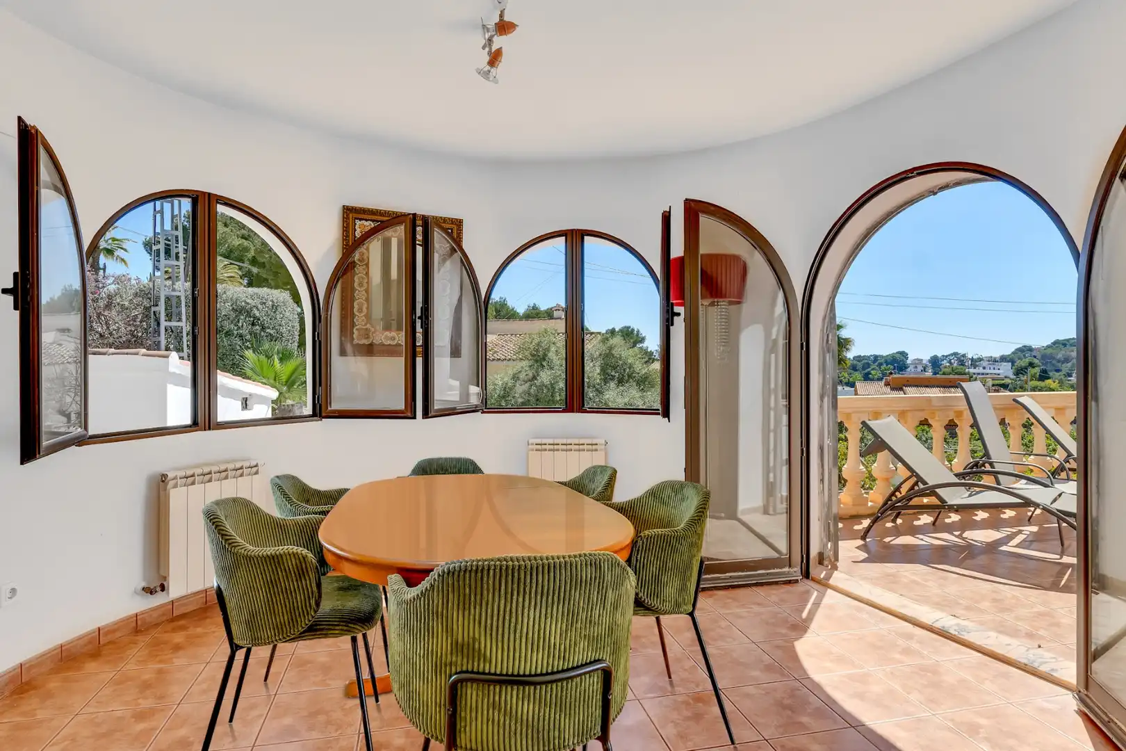 Esszimmer von Haus oder Chalet zum Verkauf in Moraira mit Klimaanlage