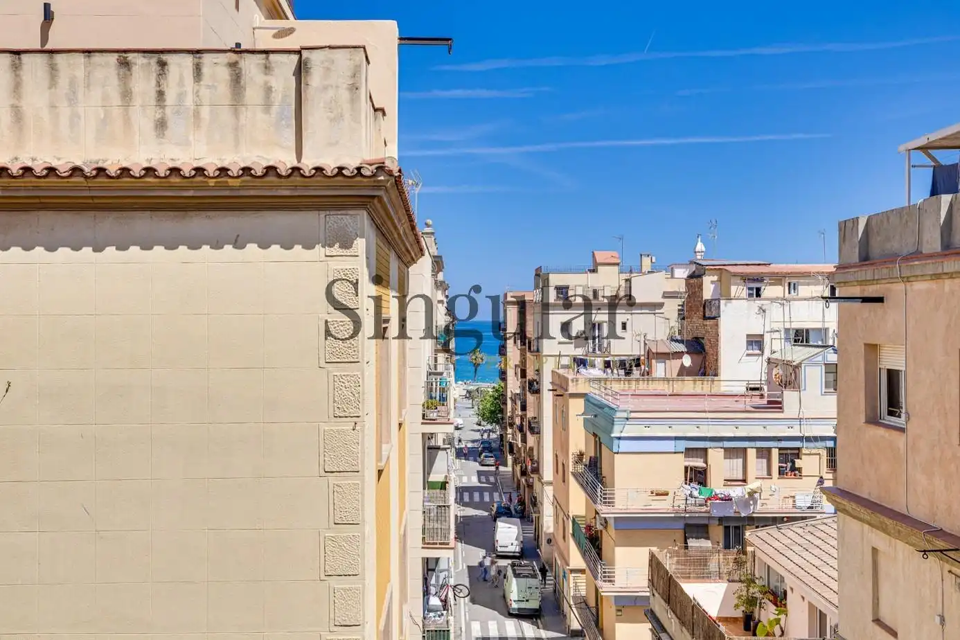 Vista exterior de Piso en venta en Barcelona con Balcón