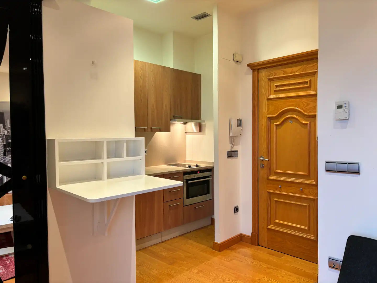 Cocina de Estudio de alquiler en Vigo  con Calefacción, Amueblado y Horno