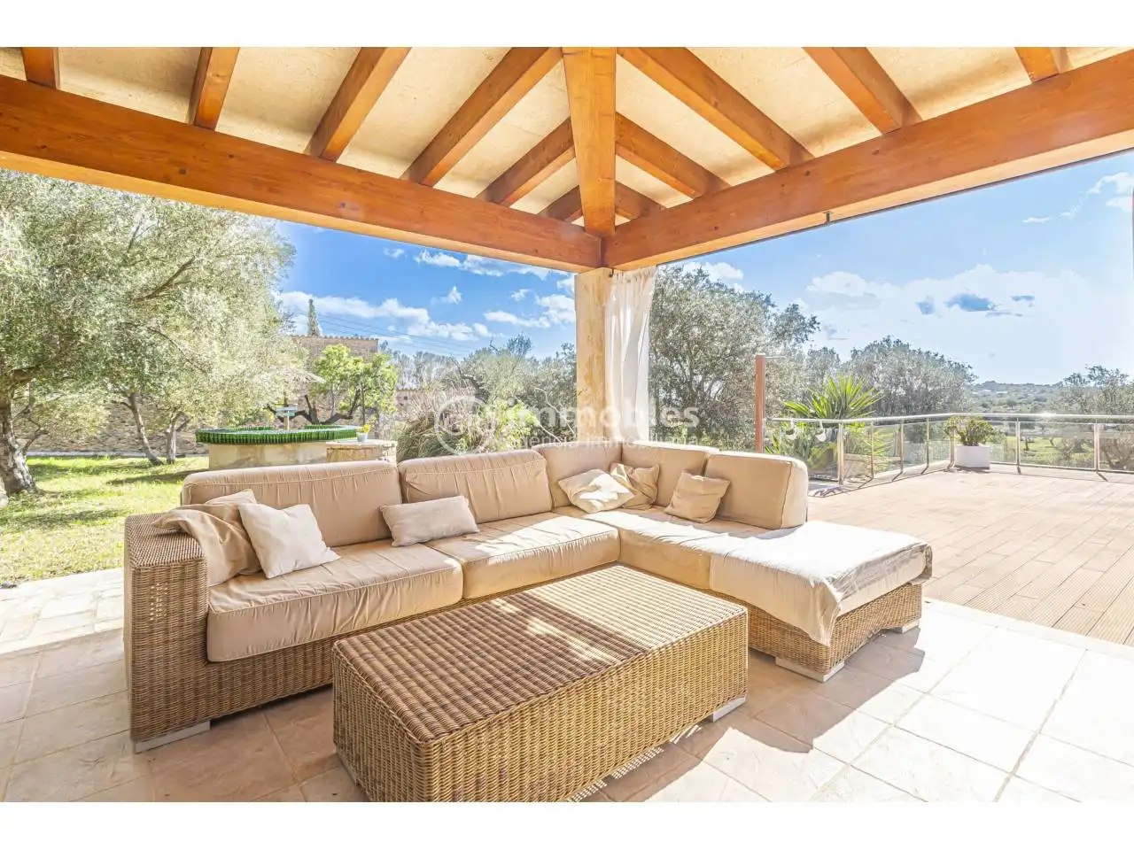 Terraza de Casa o chalet en venta en Alaró con Aire acondicionado, Calefacción y Jardín privado
