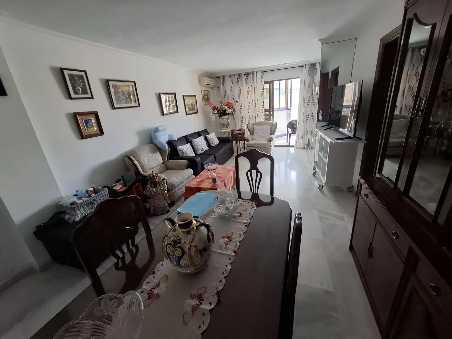 Living room of Flat for sale in Fuengirola  with Air Conditioner and Terrace