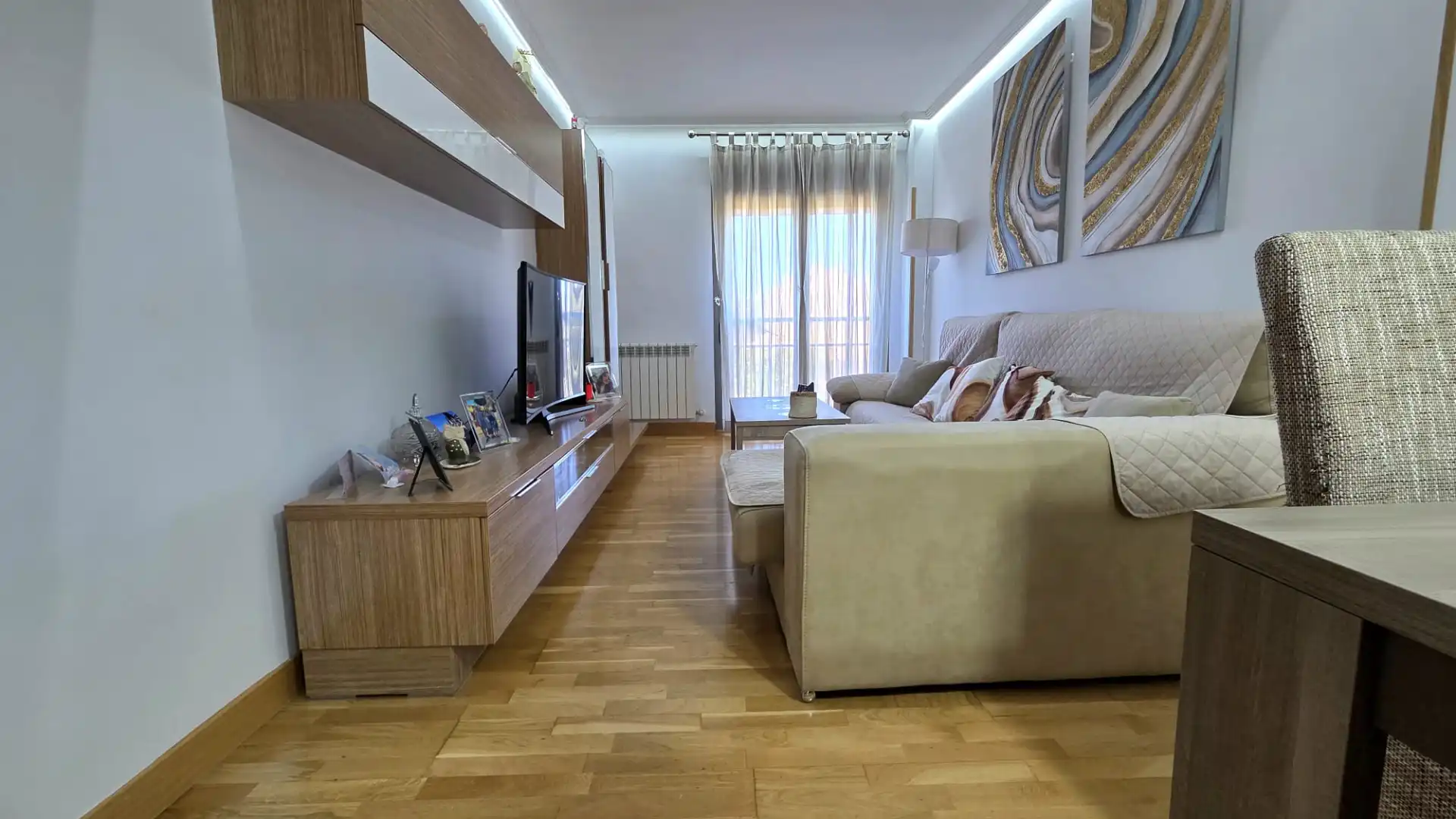 Sala de estar de Piso en venta en Parla con Aire acondicionado, Calefacción y Jardín privado