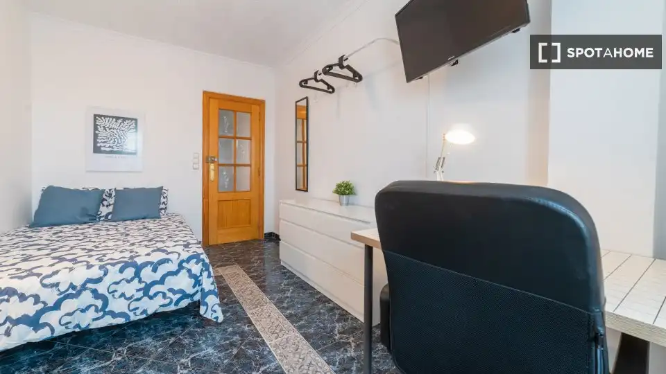 Habitación de Piso para compartir en Massamagrell con Aire acondicionado, Calefacción y Amueblado