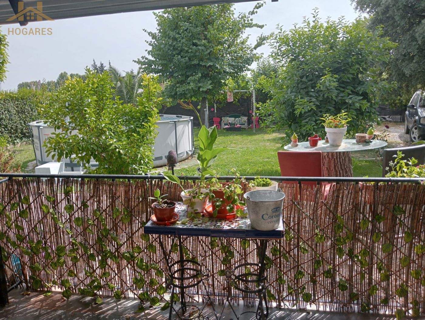 Terrassa de Casa o xalet en venda en Aldea del Fresno amb Jardí privat, Terrassa i Piscina