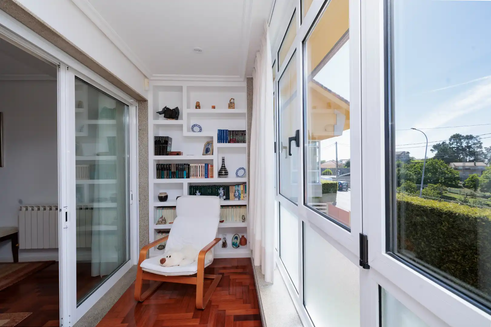 Terraza de Casa o chalet en venta en Vigo  con Jardín privado, Parquet y Terraza