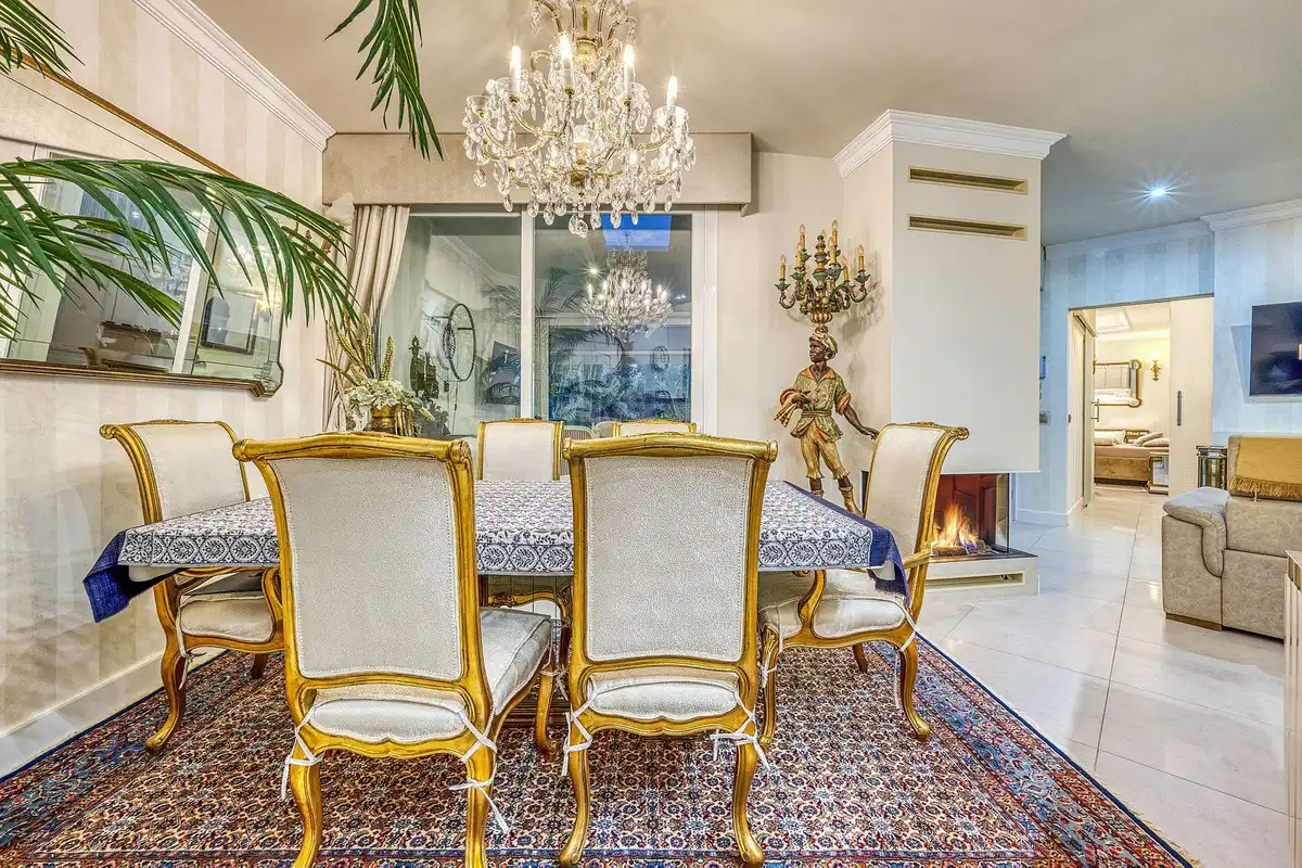 Dining room of Detached homes for sale in Marbella  with Air Conditioner, Terrace and Storage room
