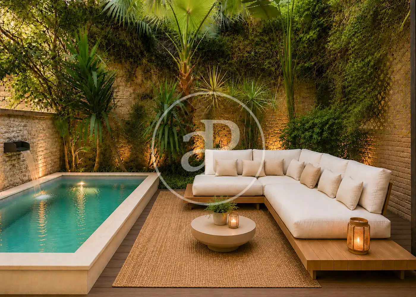 Terrasse von Wohnung zum Verkauf in Barcelona mit Klimaanlage, Heizung und Privatgarten