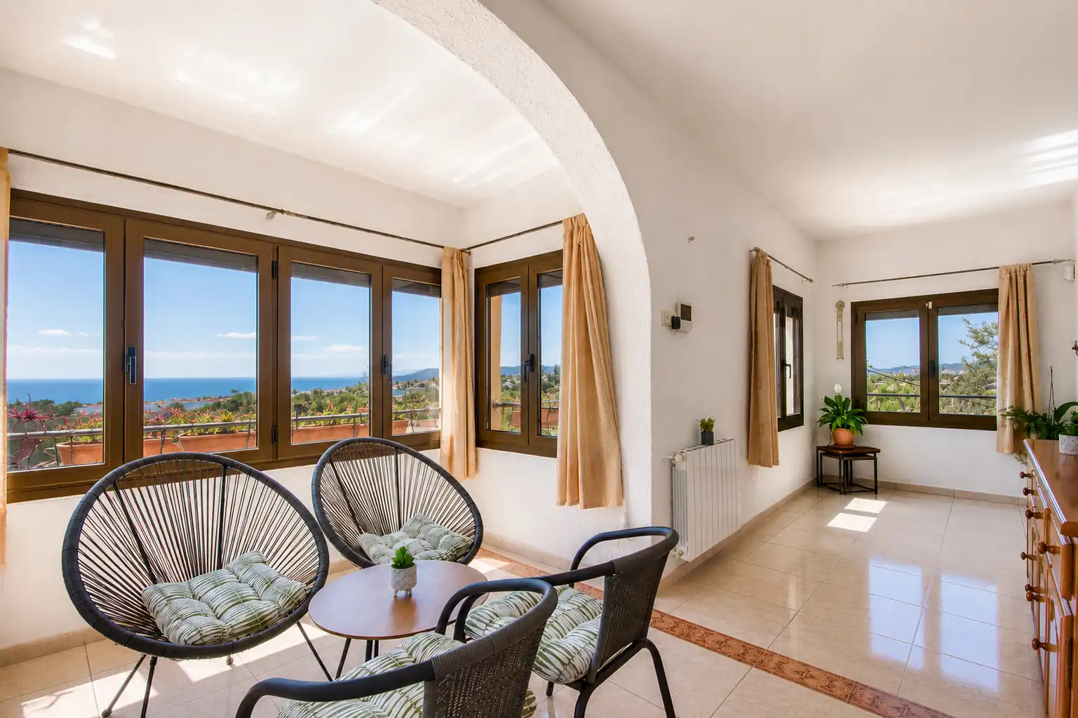 Terraza de Casa o chalet en venta en Roses con Aire acondicionado, Calefacción y Jardín privado
