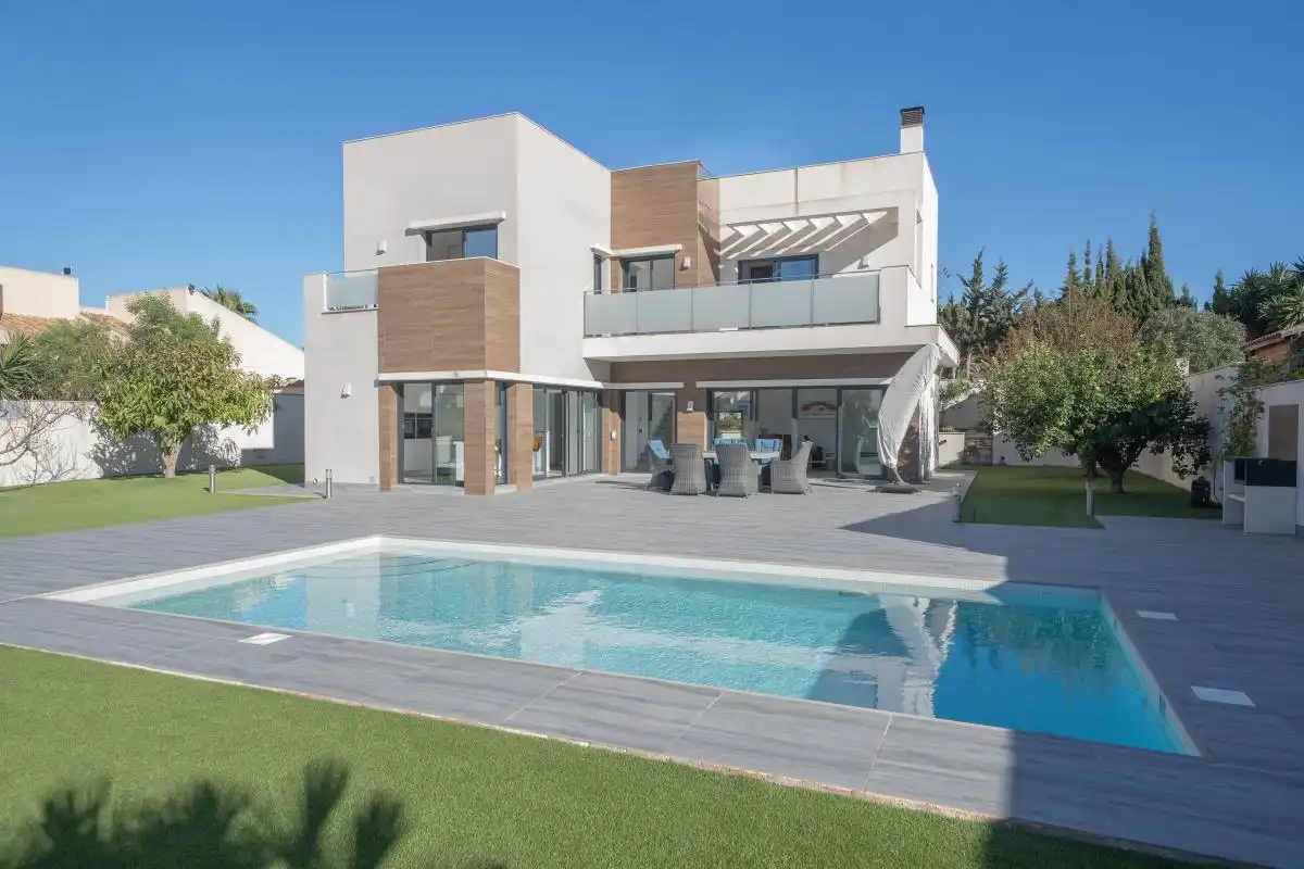 Exterior view of Houses for sale in Orihuela  with Air Conditioner, Heating and Private garden
