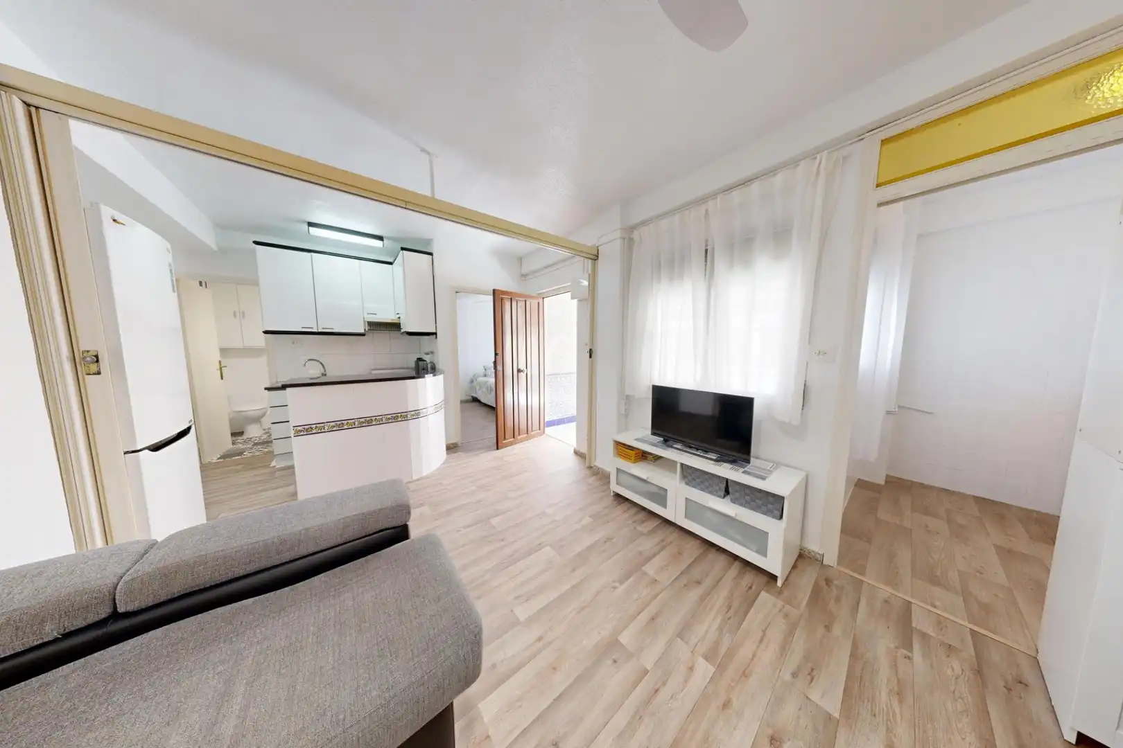 Sala d'estar de Apartament en venda en Cartagena amb Terrassa, Moblat i Balcó