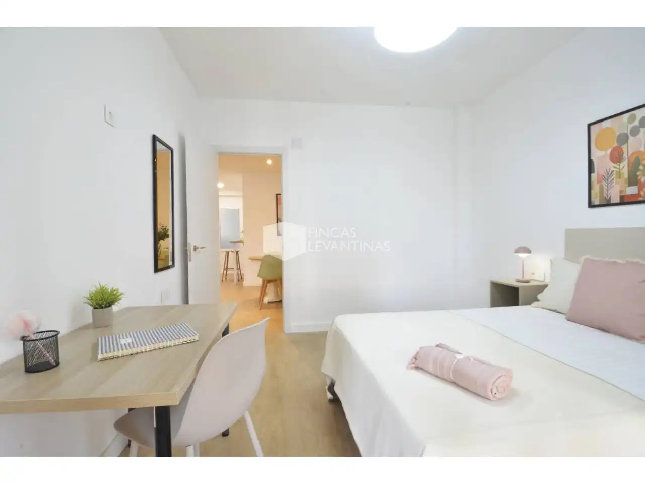 Schlafzimmer von Wohnung zur Miete in San Vicente del Raspeig / Sant Vicent del Raspeig mit Möbliert und Balkon