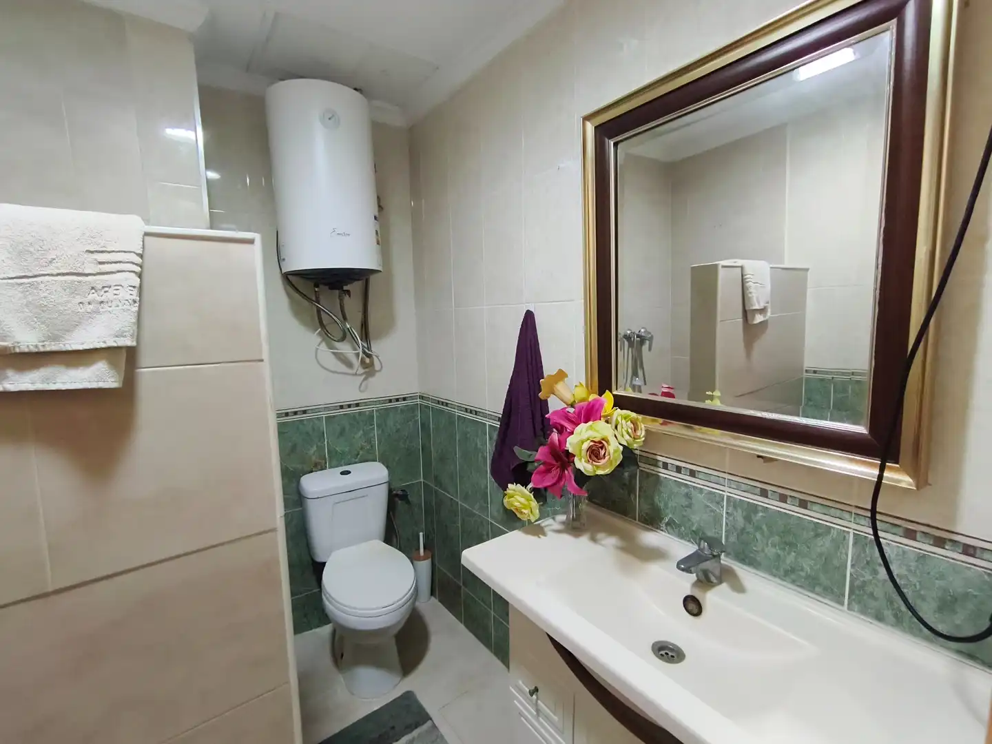 Badezimmer von Maisonette zum Verkauf in Polinyà de Xúquer mit Klimaanlage, Terrasse und Balkon