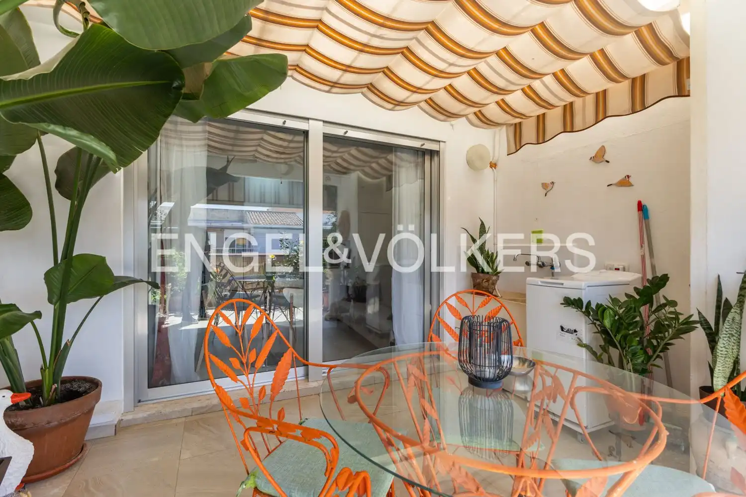 Terraza de Piso de alquiler en Cullera con Calefacción, Terraza y Amueblado