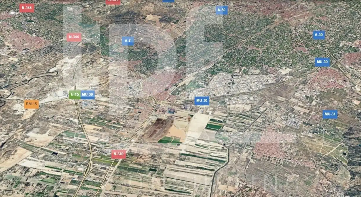 Exterior view of Industrial land for sale in Alcantarilla