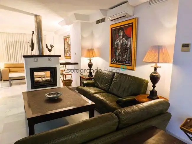 Living room of Apartments for rent in Sotogrande  with Air Conditioner, Heating and Terrace