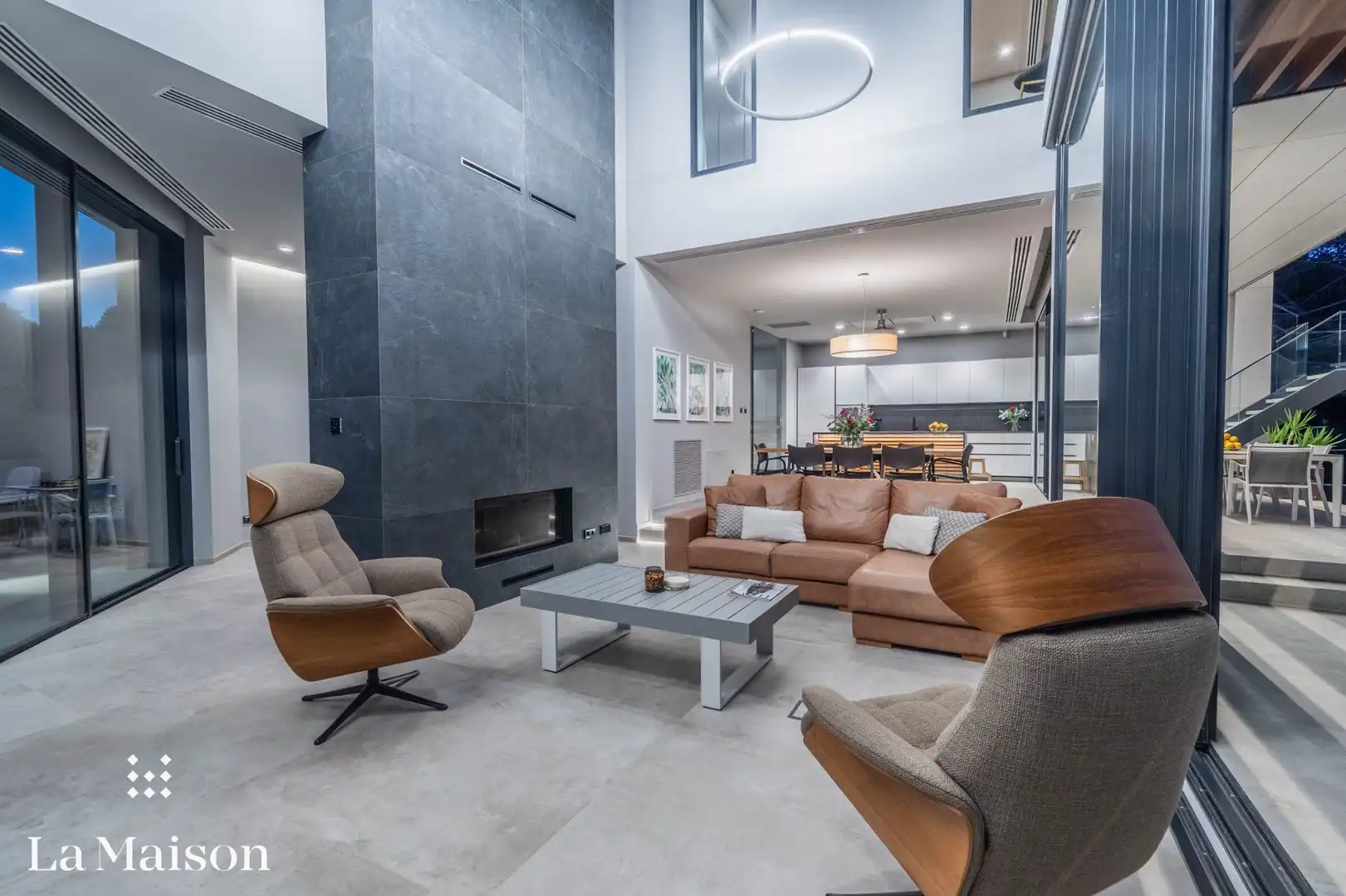Sala de estar de Casa o chalet en venta en Caldes d'Estrac con Aire acondicionado, Calefacción y Jardín privado