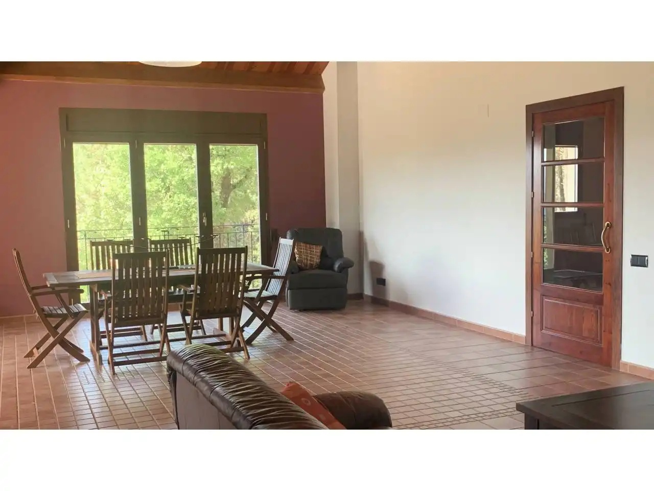 Sala de estar de Casa o chalet en venta en Guixers con Calefacción, Jardín privado y Parquet