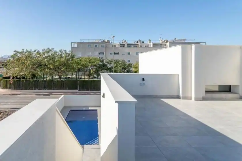 Piscina de Casa o xalet en venda en Daya Nueva amb Jardí privat i Terrassa
