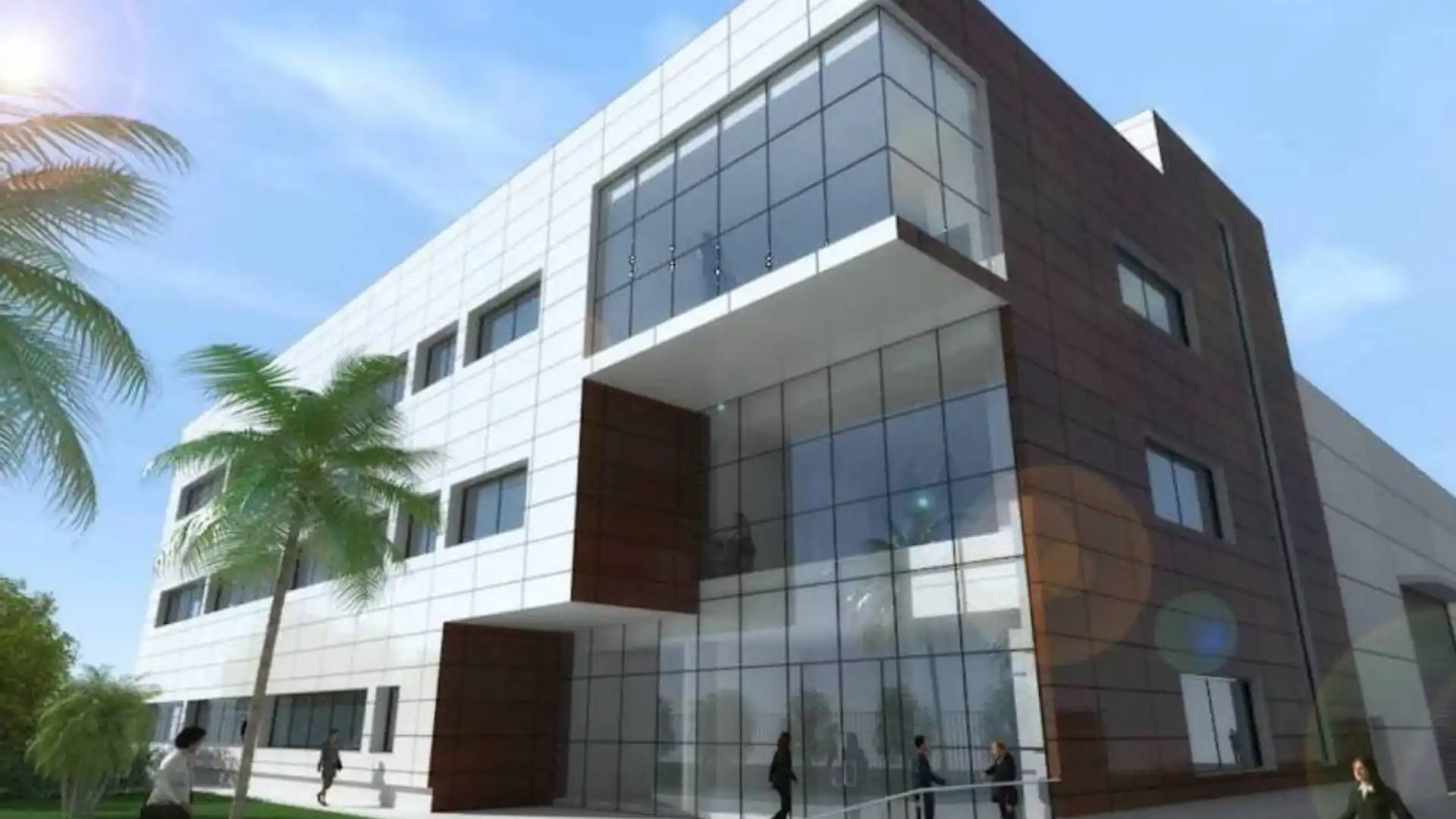 Vista exterior de Nave industrial en venta en Getafe