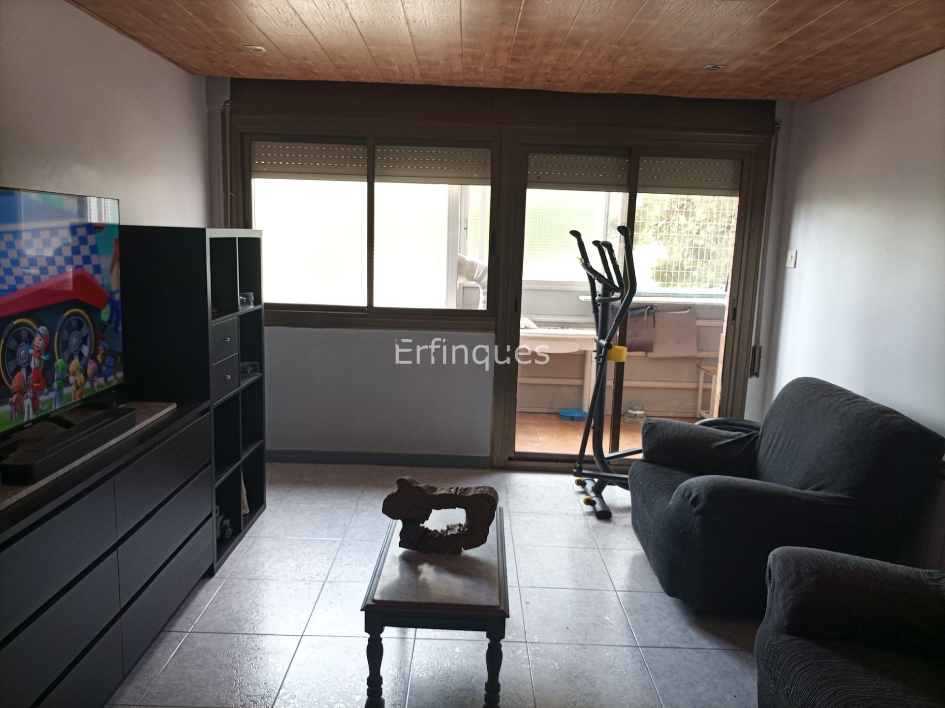 Living room of Flat for sale in Terrassa  with Heating, Oven and Balcony