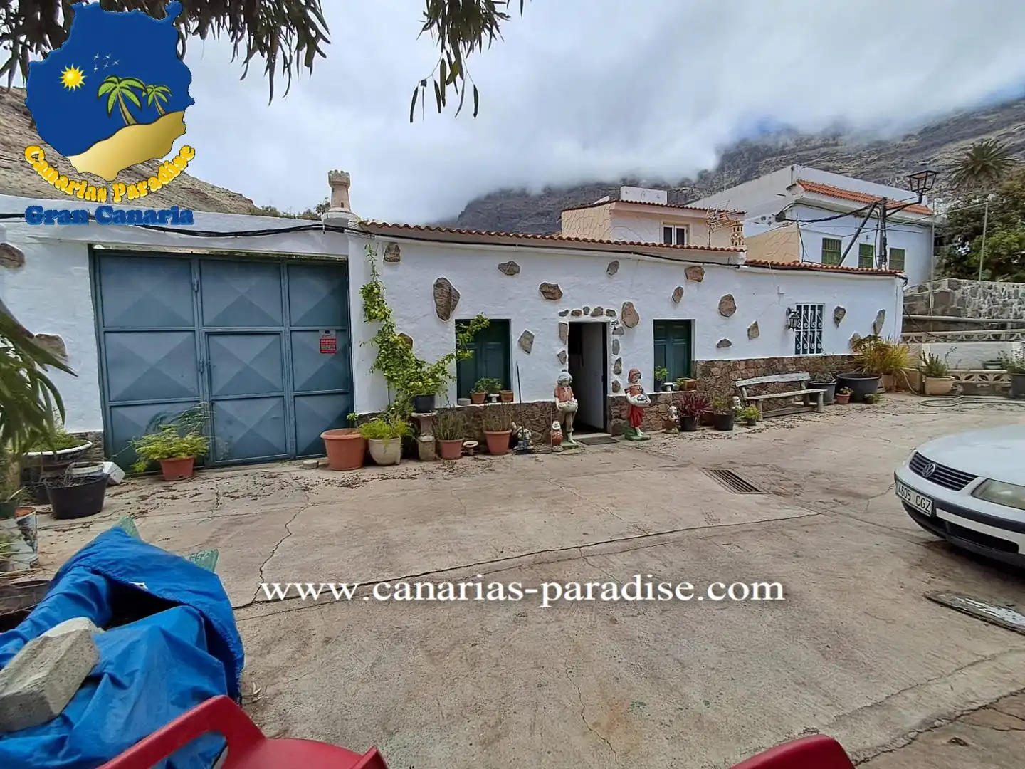 Außenansicht von Einfamilien-Reihenhaus zum Verkauf in La Aldea de San Nicolás  mit Klimaanlage