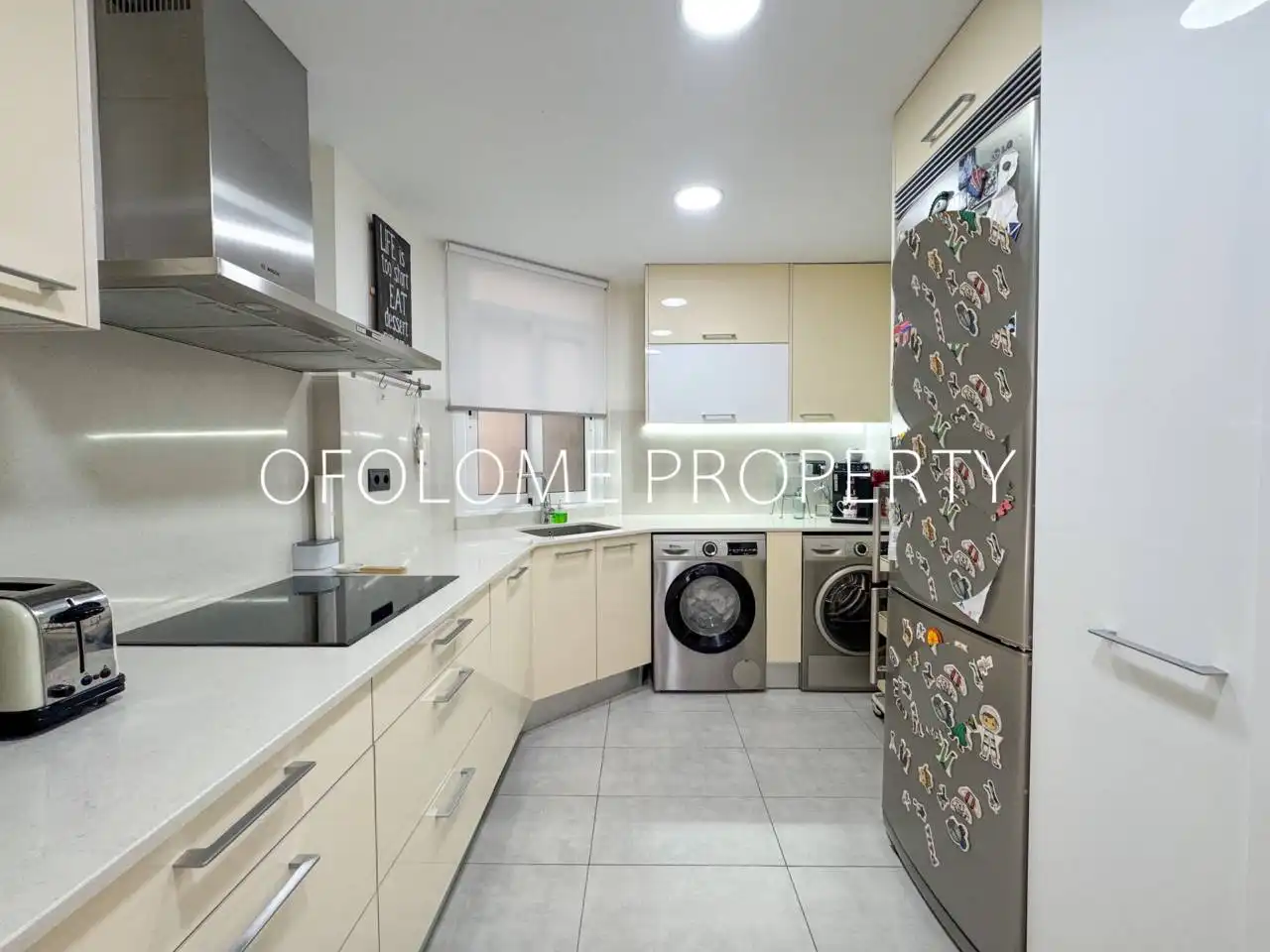 Kitchen of Flat for sale in Sabadell  with Parquet flooring and Balcony