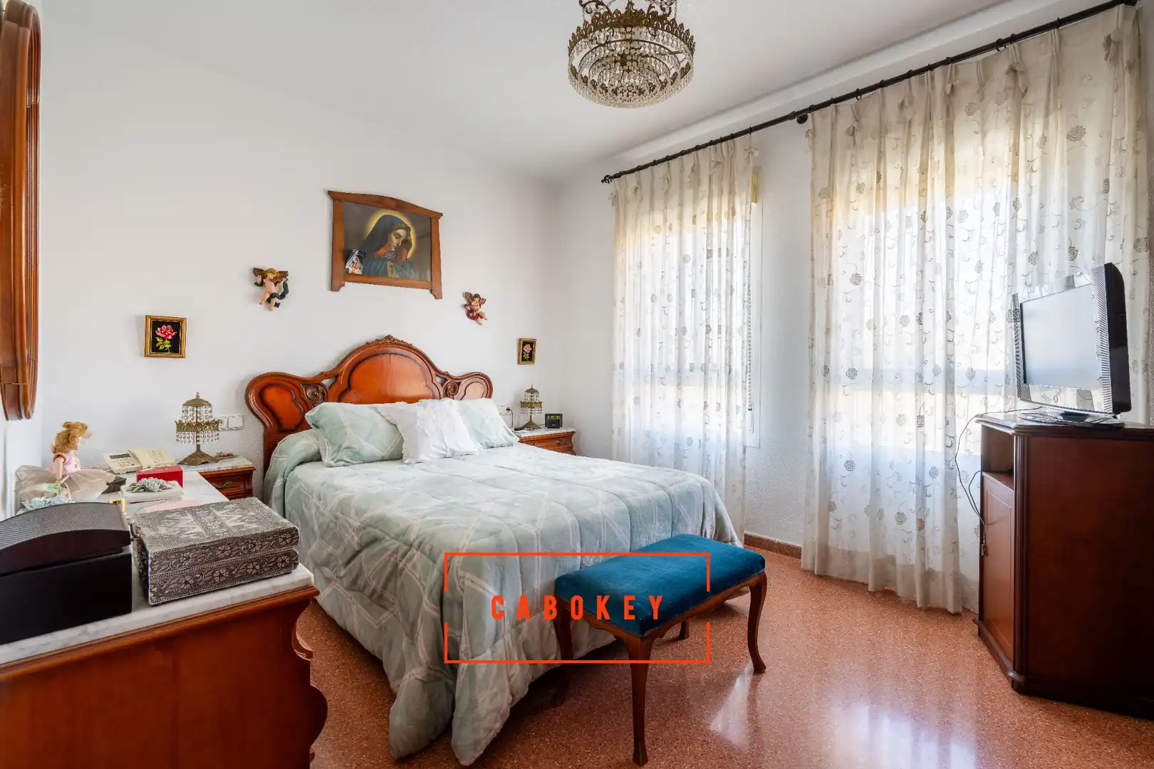Dormitori de Casa adosada en venda en Almería amb Aire condicionat, Calefacció i Terrassa