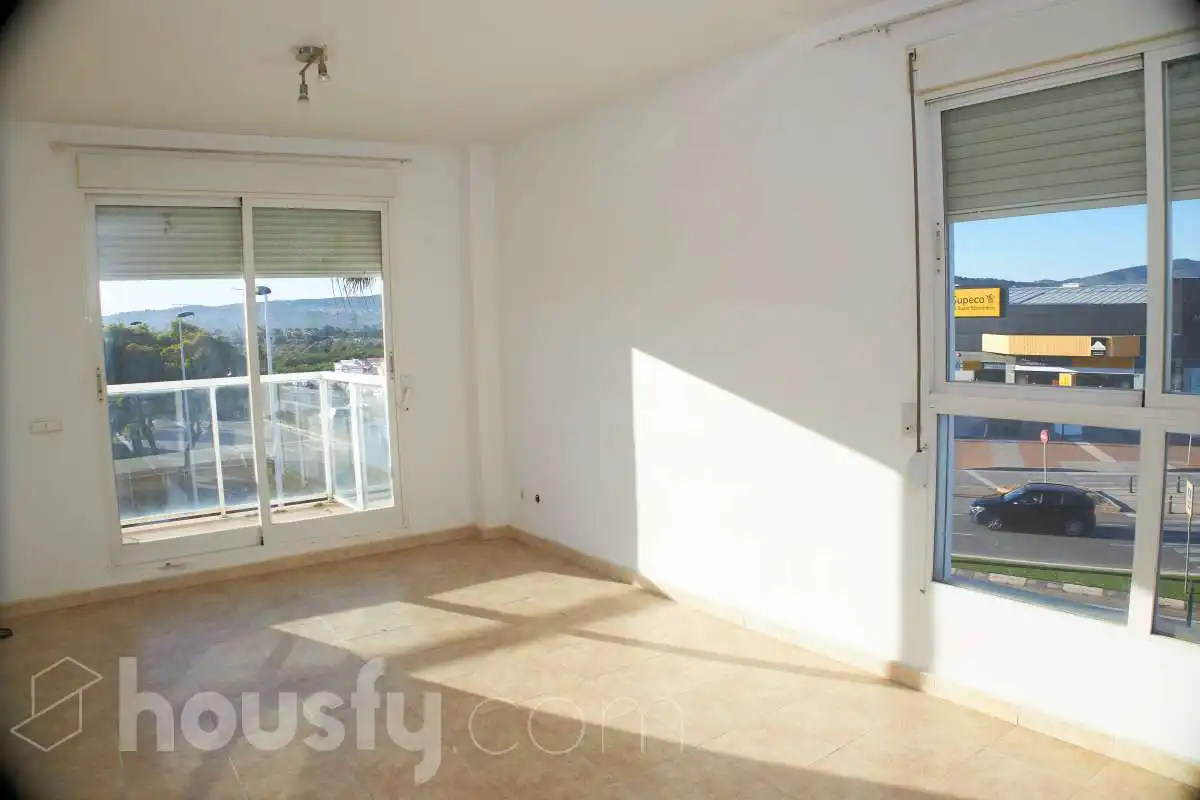 Sala d'estar de Pis en venda en Jávea / Xàbia amb Aire condicionat, Terrassa i Piscina comunitària