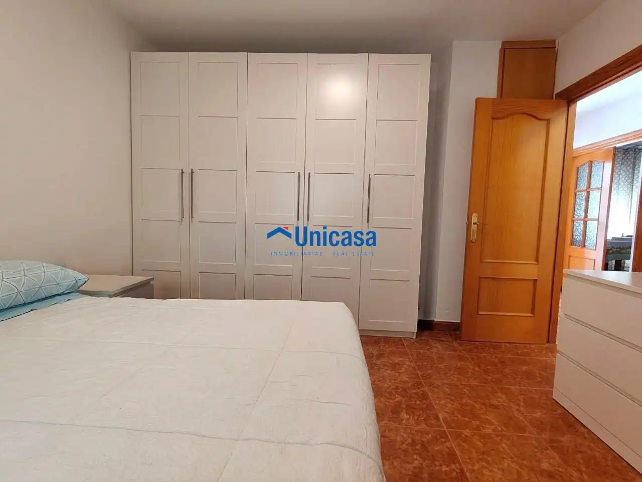 Bedroom of Flat for sale in Málaga  with Air Conditioner and Storage room