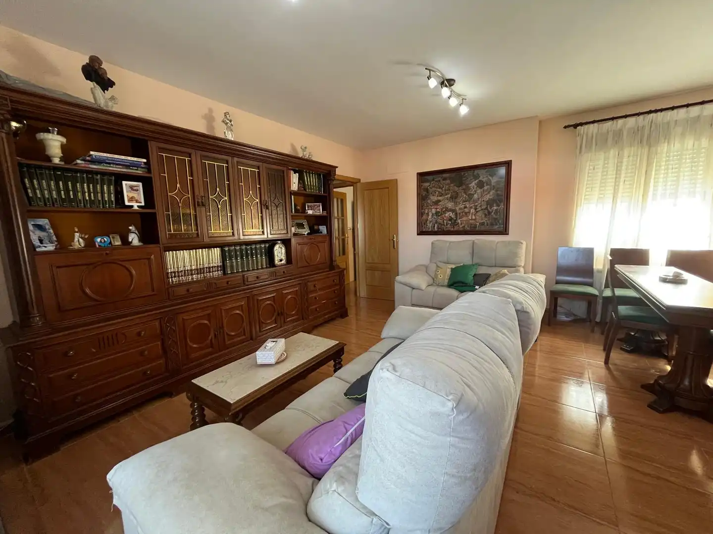 Wohnzimmer von Dachboden zum Verkauf in Villarrubia de los Ojos mit Klimaanlage, Heizung und Terrasse