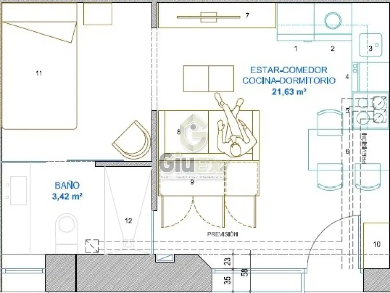 Apartamento en venta en Cáceres con Aire acondicionado, Calefacción y Amueblado