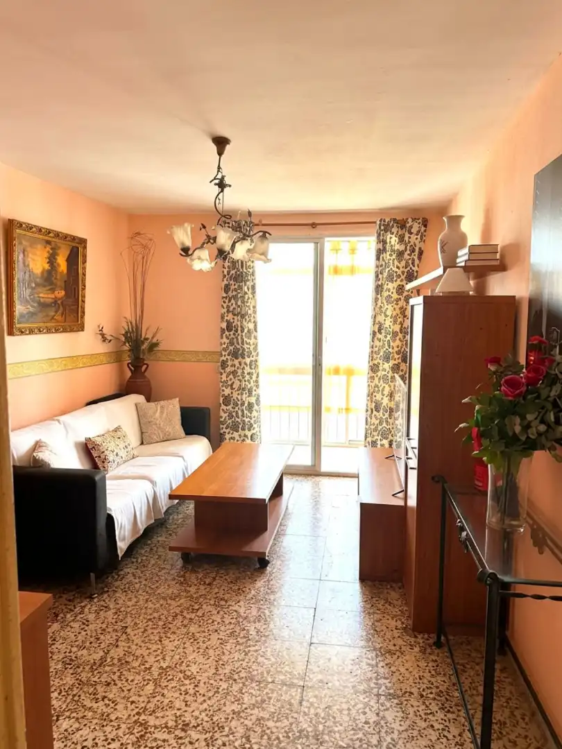 Sala de estar de Piso en venta en Málaga