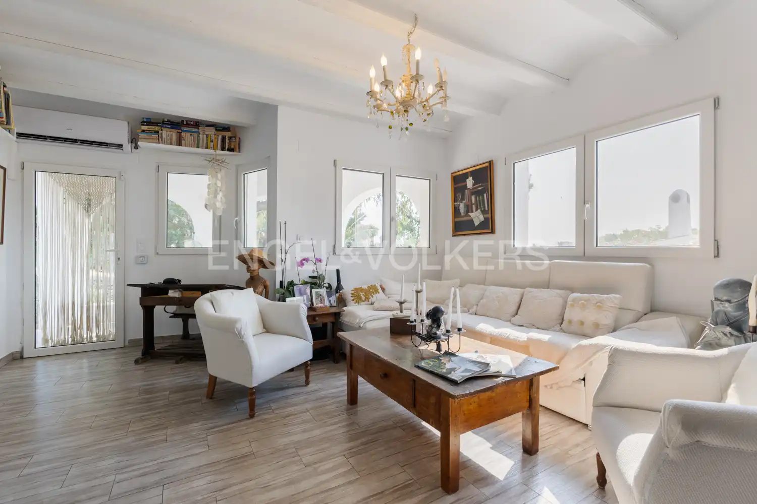 Living room of Houses for sale in Dénia  with Heating, Private garden and Terrace